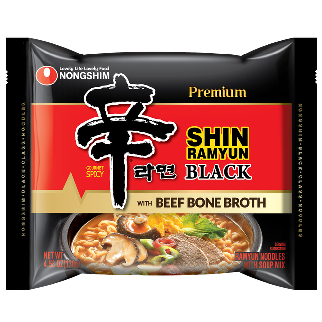 Nongshim Shin Ramyun Black manufacturer reference packaging