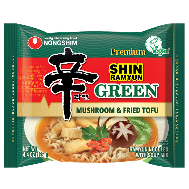 Nongshim Shin Ramyun Green manufacturer reference packaging